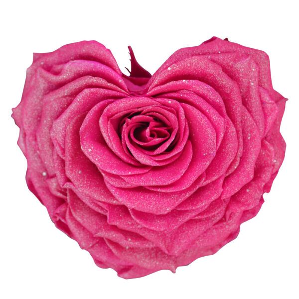 Pink Shape of Love - Pink Preserved Roses